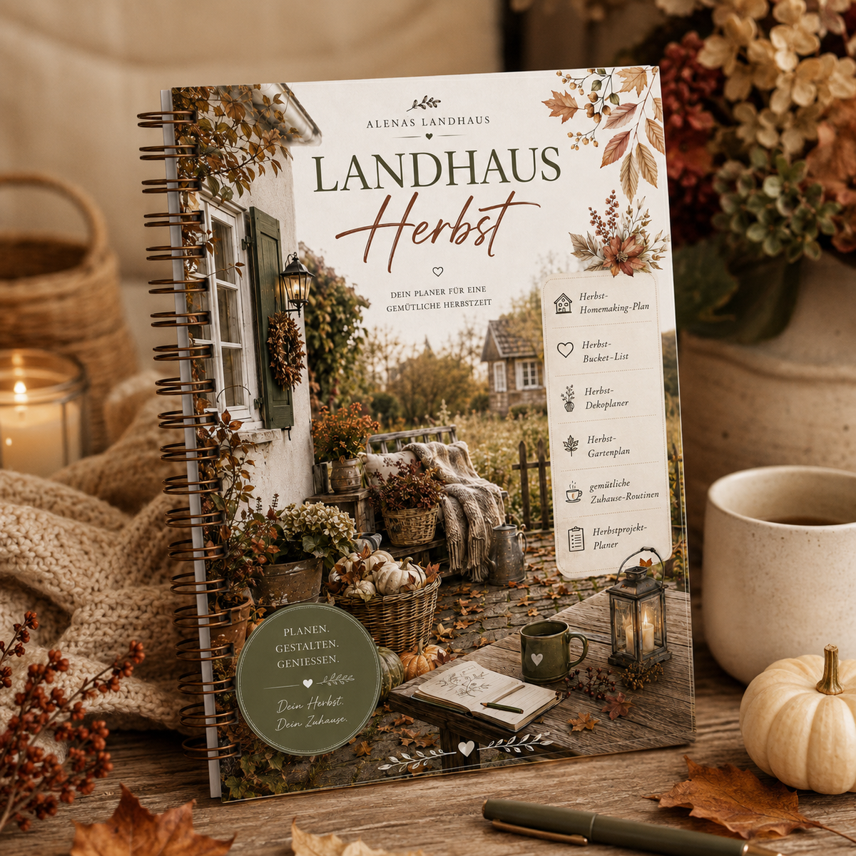 Mein Landhaus Herbstplaner | Für Garten, Zuhause & Herbstprojekte
