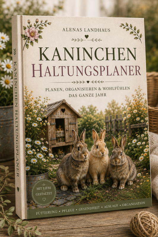 🐰 Mein Kaninchenhaltungsplaner | Dein Jahresbegleiter für Stall, Pflege & Alltag