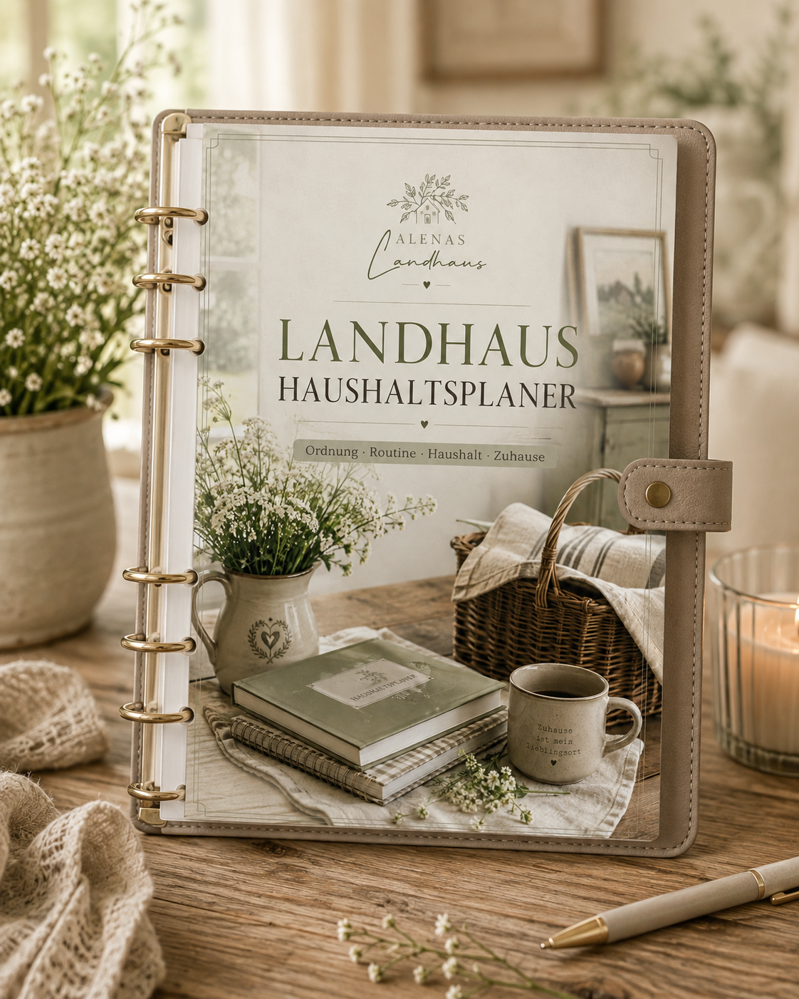 LANDHAUS HAUSHALTSPLANER | Ordnung · Routine · Haushalt · Zuhause