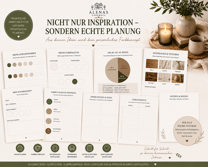 ⭐ FARBKONZEPT-PLANER | Dein Zuhause. Deine Farben. Dein Stil.