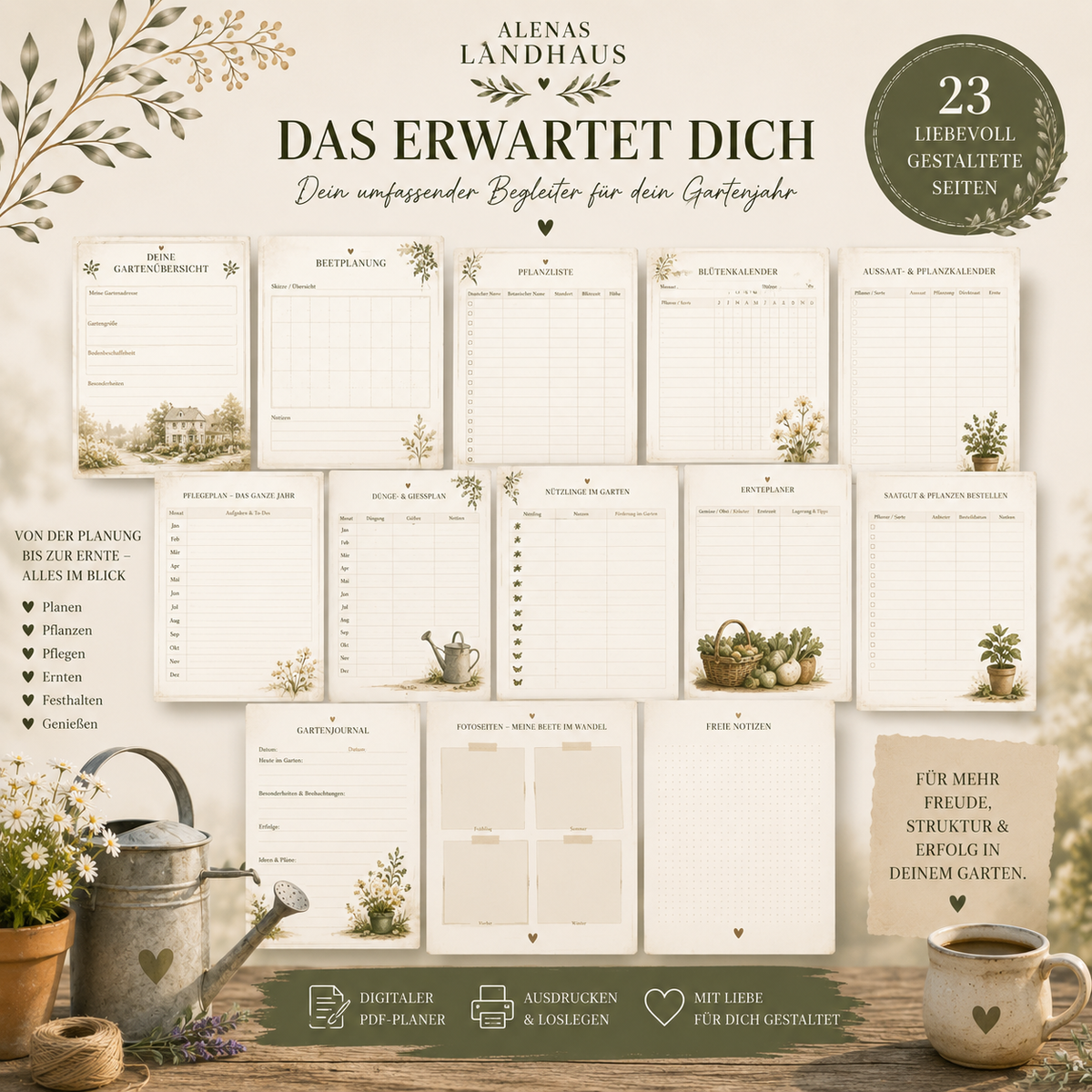 Landhaus Garten – Beetplaner | Dein Garten. Deine Ideen. Deine Wohlfühloase.
