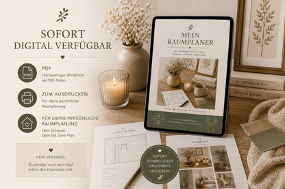 Mein Raumplaner | Dein Workbook für ein Zuhause, das zu dir passt